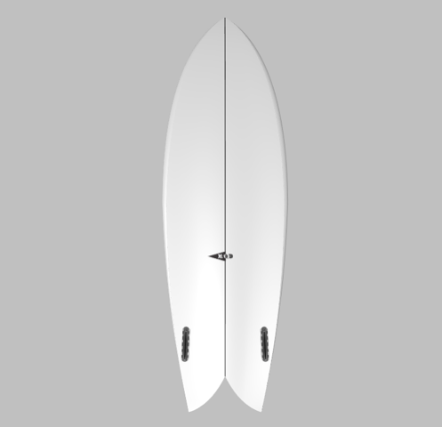 New "Good times" Twin fin Surfboard