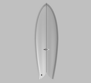 New "Good times" Twin fin Surfboard