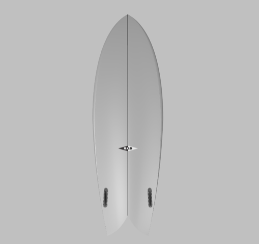 New "Good times" Twin fin Surfboard